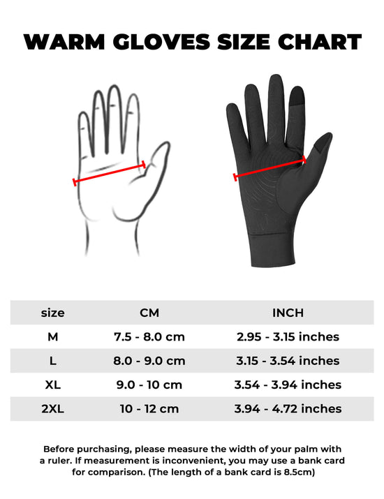 Full finger winter cycling gloves