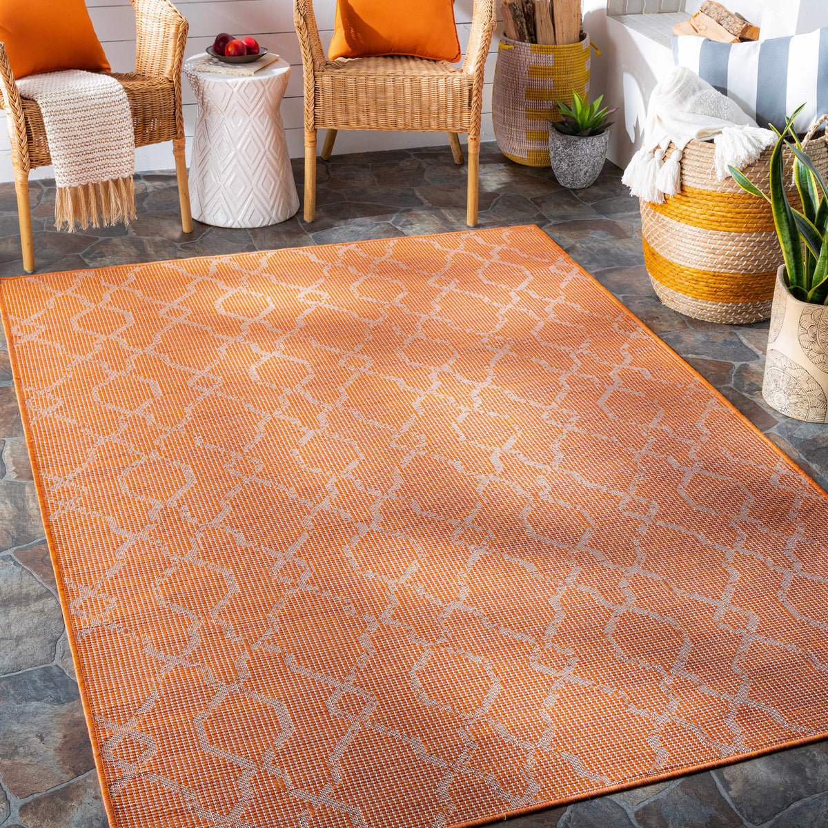 Rowde Flatweave Outdoor Area Carpet - Clearance