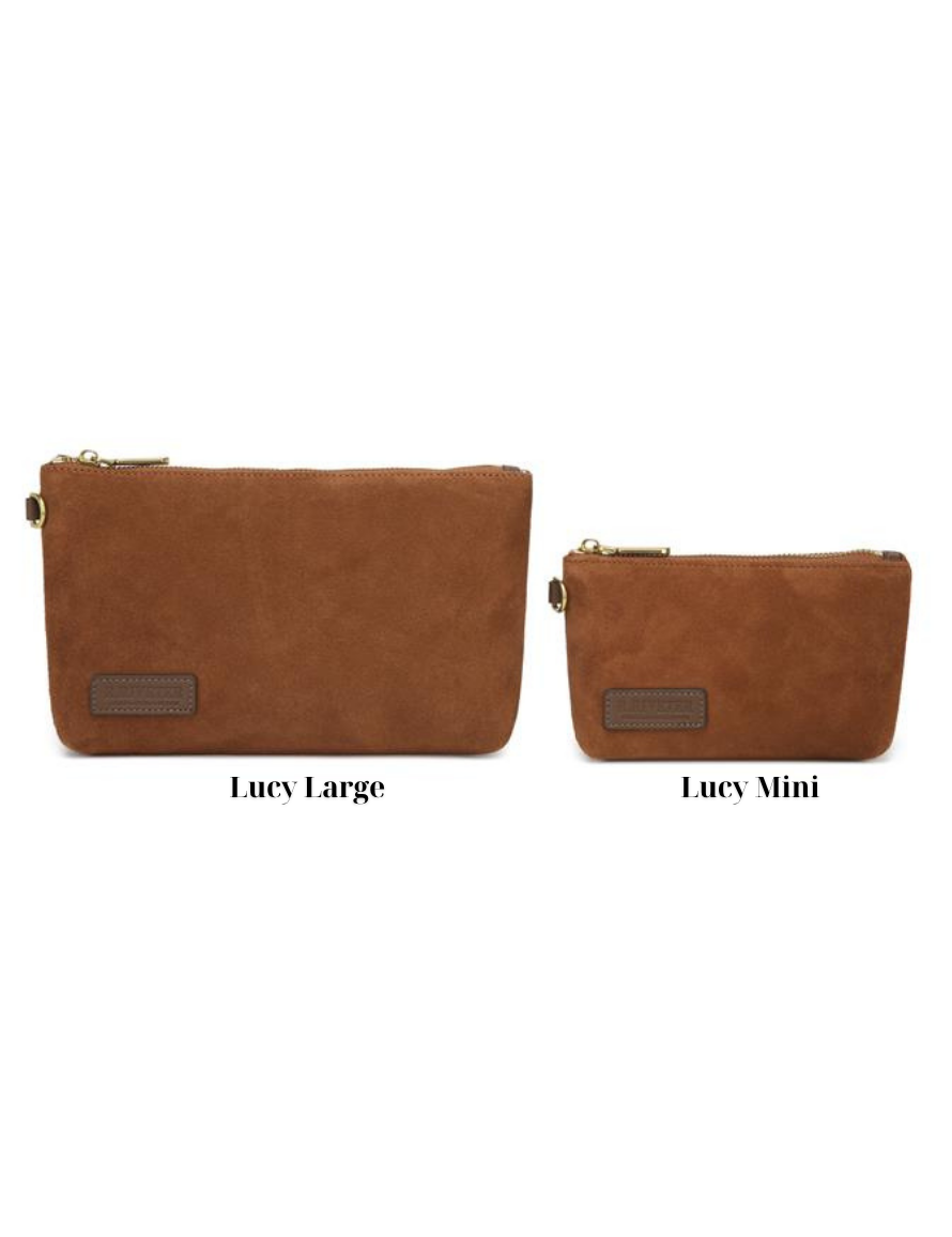 Lucy Large Zipper Pouch | Fatigue Washed Canvas