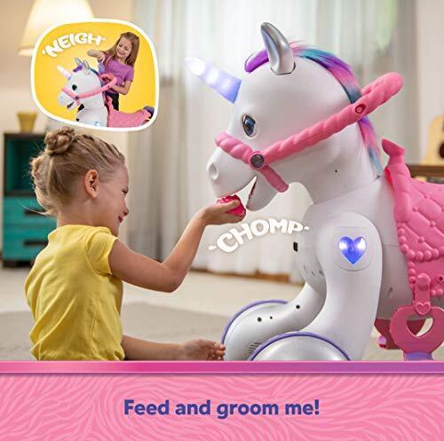 12 Volt Ride-On Toy for Toddlers and Kids - Rideamal Unicorn with a Maximum Rider Weight of 70lbs