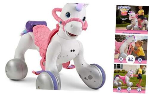 12 Volt Ride-On Toy for Toddlers and Kids - Rideamal Unicorn with a Maximum Rider Weight of 70lbs