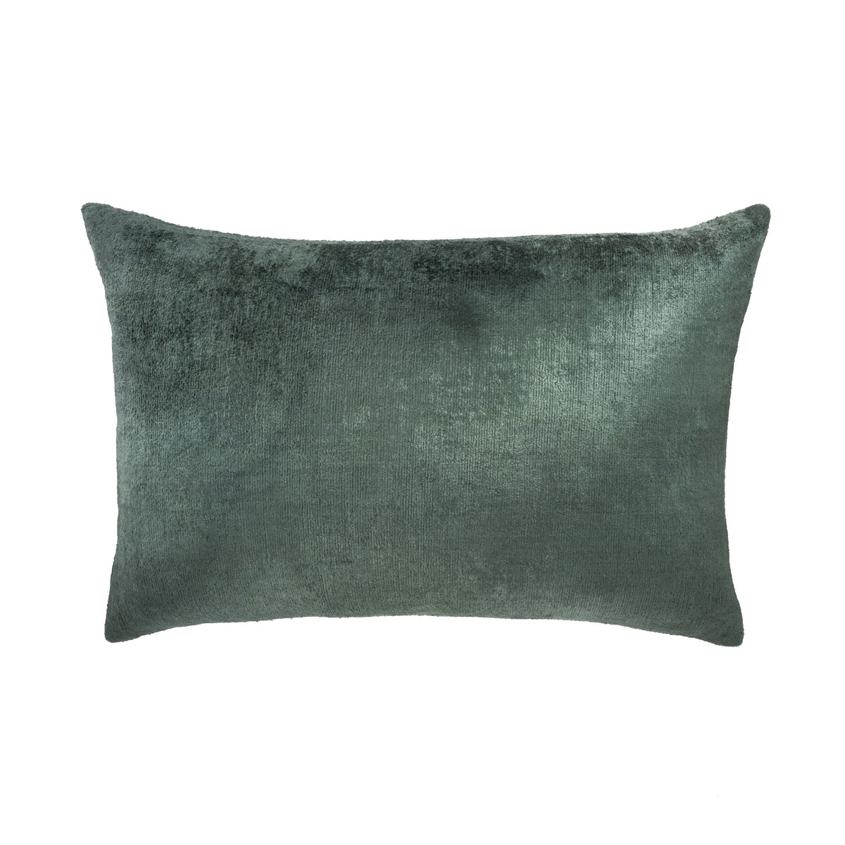 Sage Green Silk Velvet Ikat Pillow Cover, 16 x 24