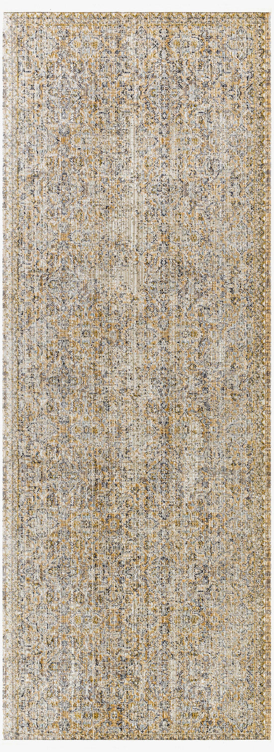 Margaret Beige & Blue Washable Outdoor Rug - Becki Owens x Livabliss - Clearance