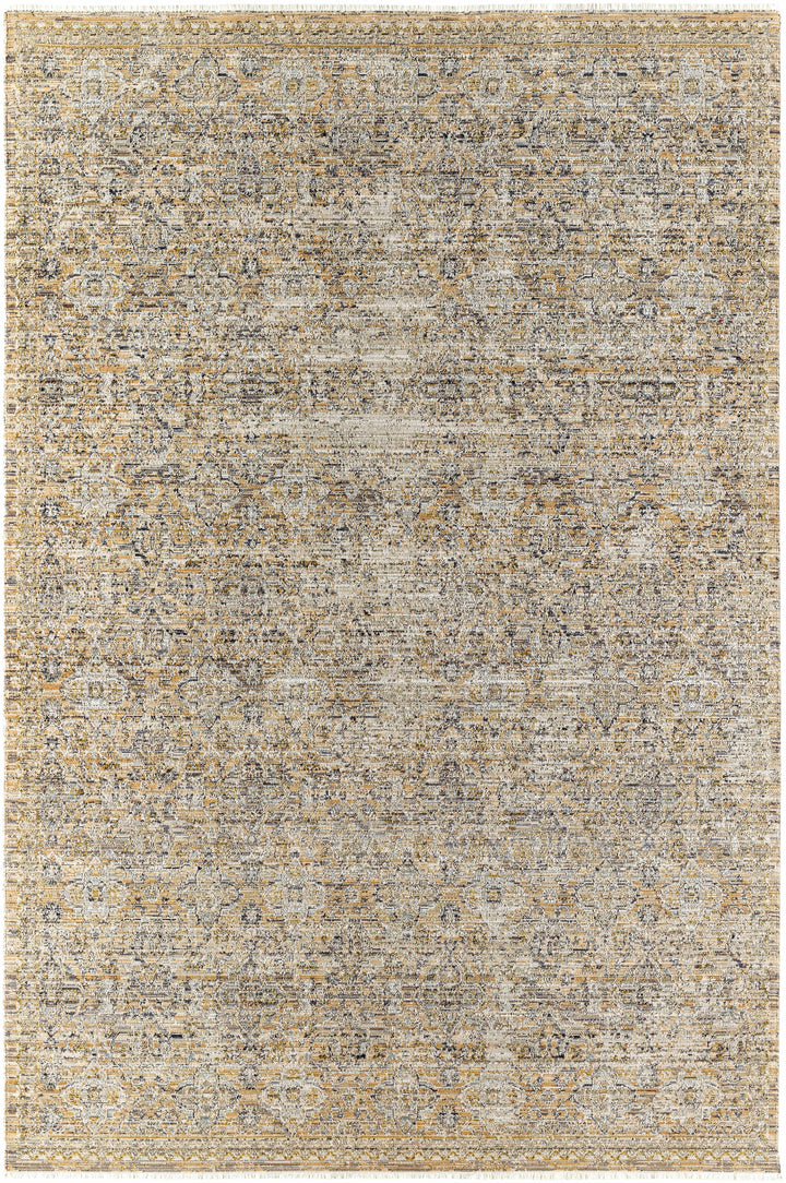 Margaret Beige & Blue Washable Outdoor Rug - Becki Owens x Livabliss - Clearance