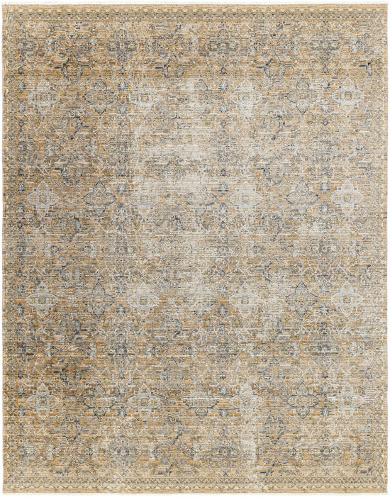 Margaret Beige & Blue Washable Outdoor Rug - Becki Owens x Livabliss - Clearance