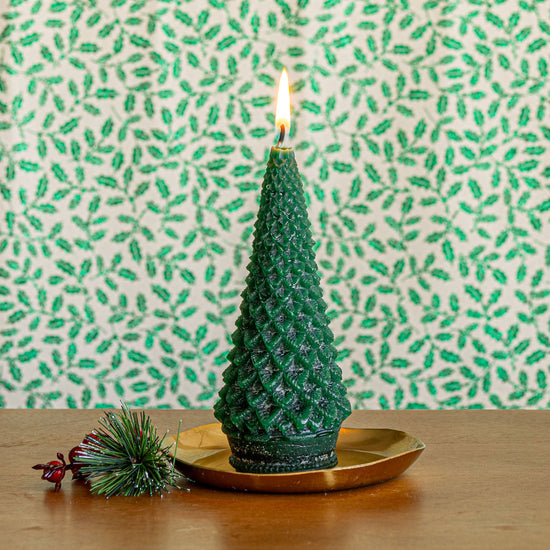 Accent Sculpted Tree Candle - Forest