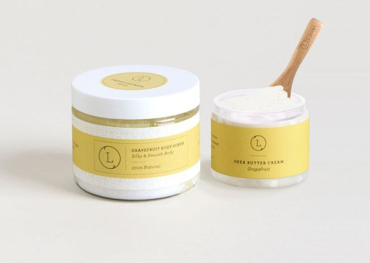 Grapefruit Shea Butter & Body Scrub Gift Set
