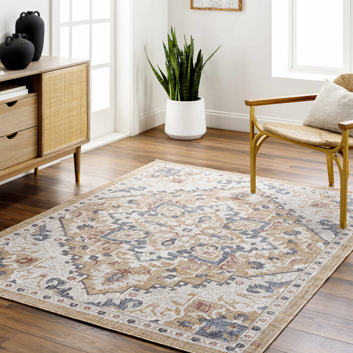 Lewa Beige Outdoor Area Rug - Clearance