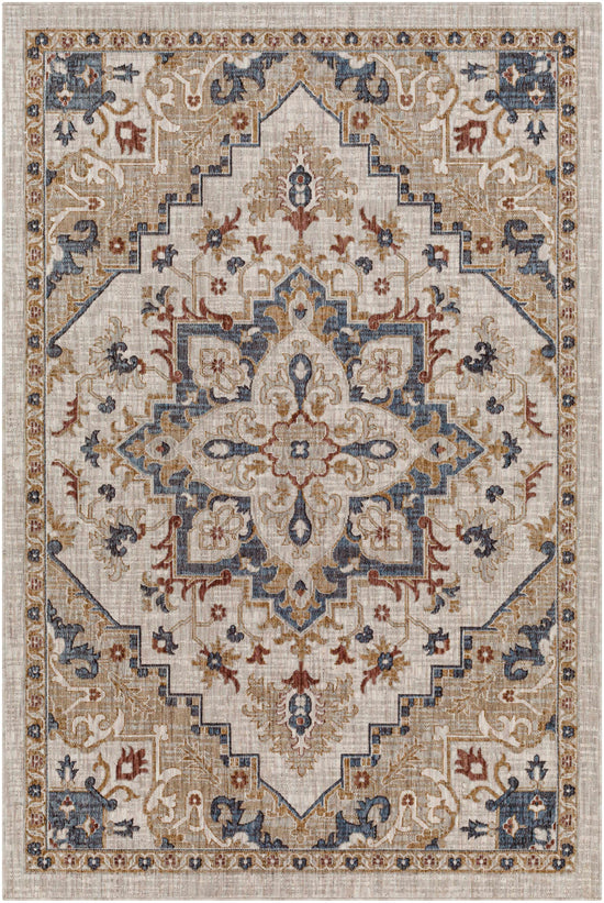 Lewa Cream Outdoor Area Rug - Clearance