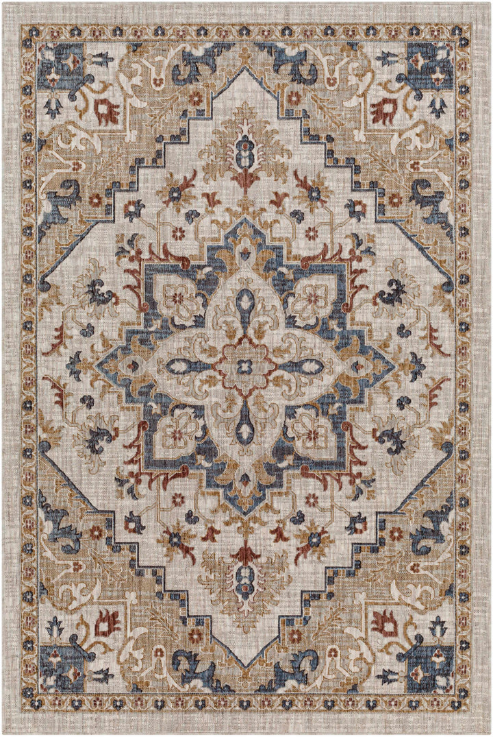 Lewa Cream Outdoor Area Rug - Clearance