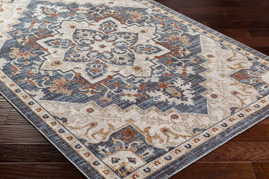 Lewa Blue Outdoor Area Rug - Clearance