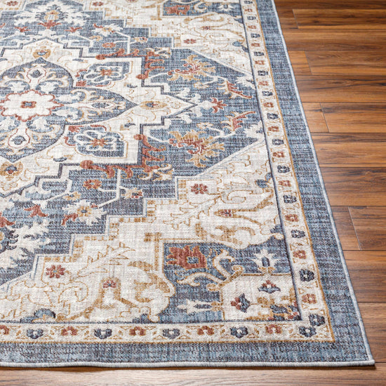 Lewa Blue Outdoor Area Rug - Clearance