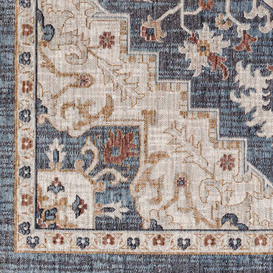 Lewa Blue Outdoor Area Rug - Clearance