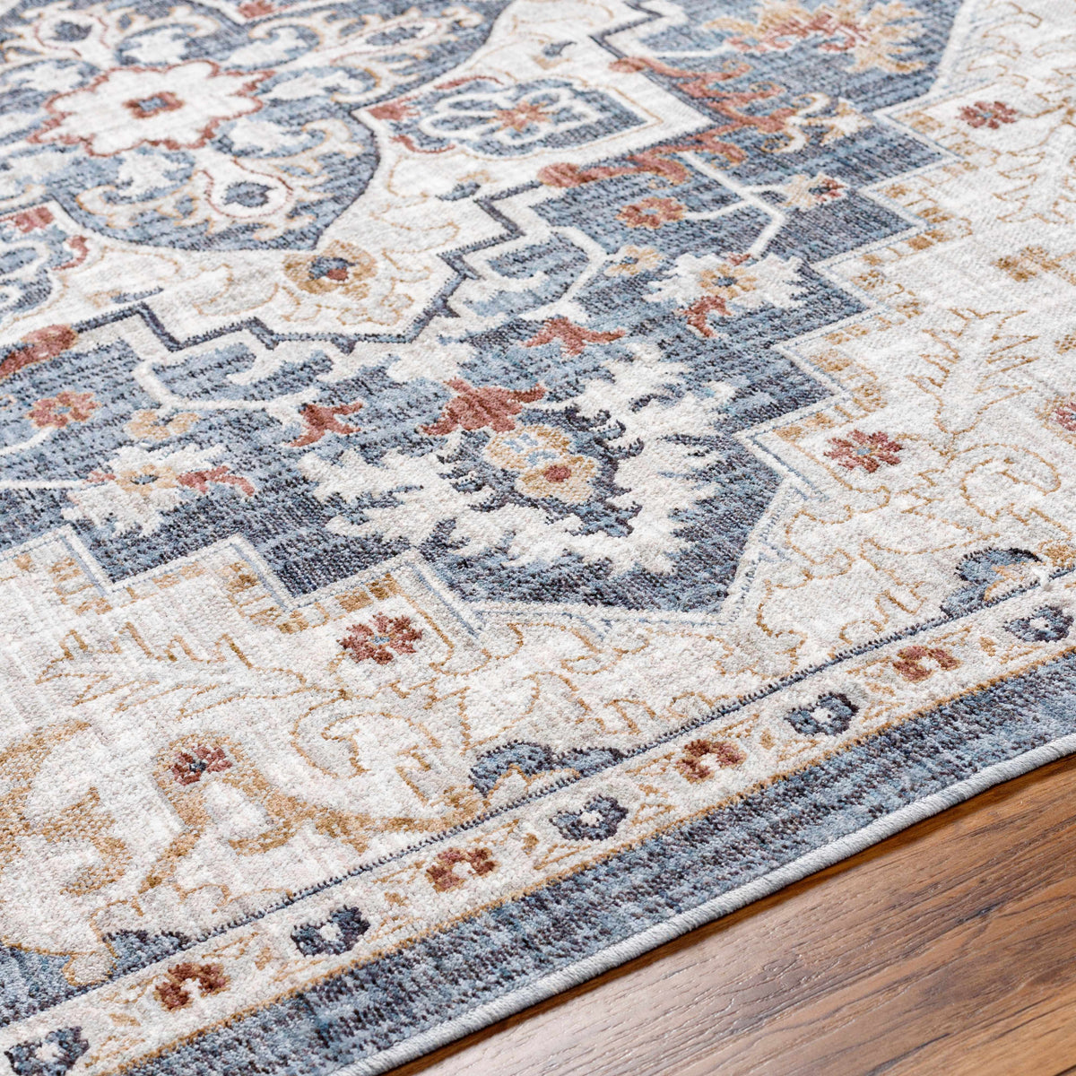 Lewa Blue Outdoor Area Rug - Clearance