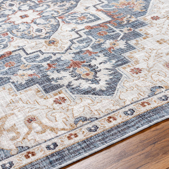 Lewa Blue Outdoor Area Rug - Clearance