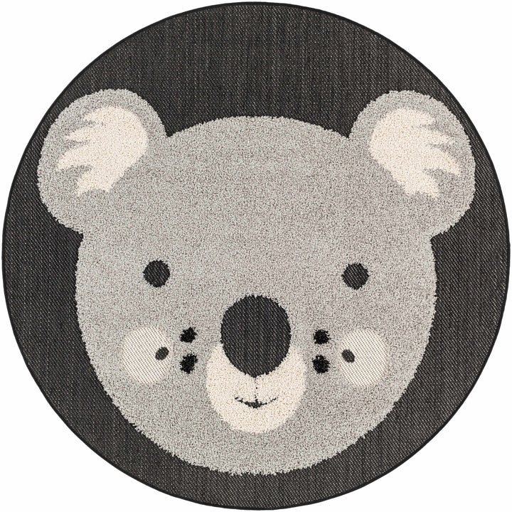 Kids Koala Animal Print Nursery Outdoor Area Rug - Clearance