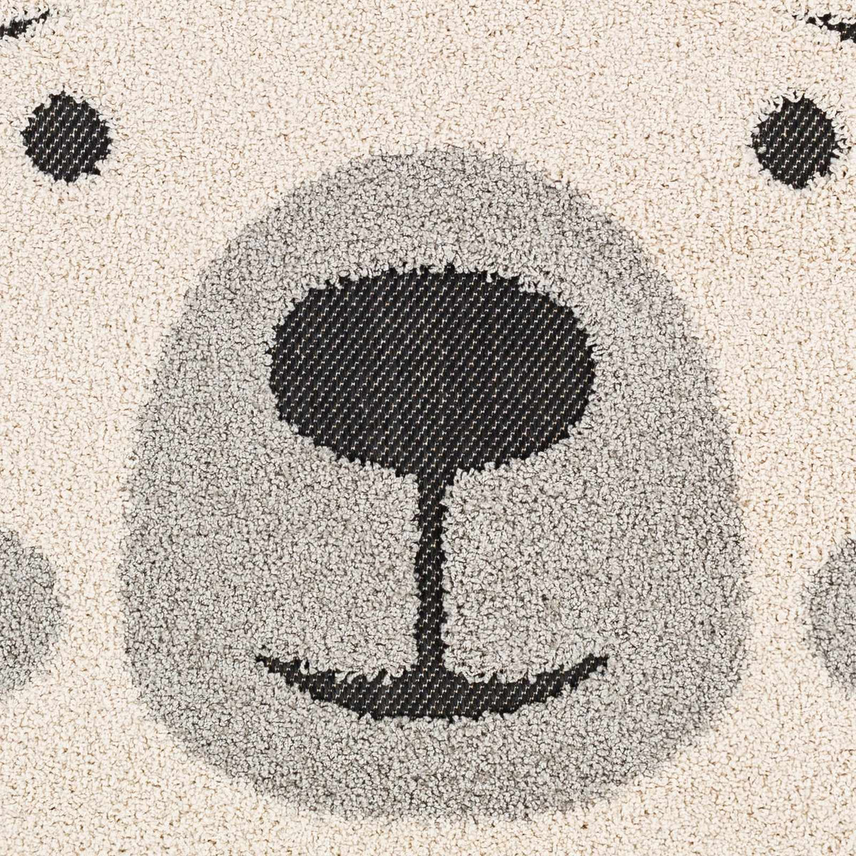 Kids Bear Animal Print Nursery Outdoor Area Rug - Clearance