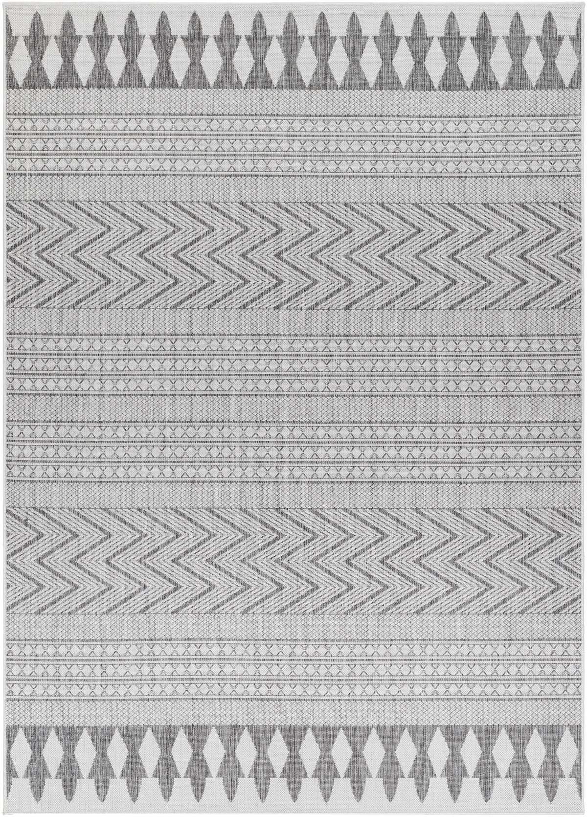 Asif Gray Outdoor Area Rug - Clearance
