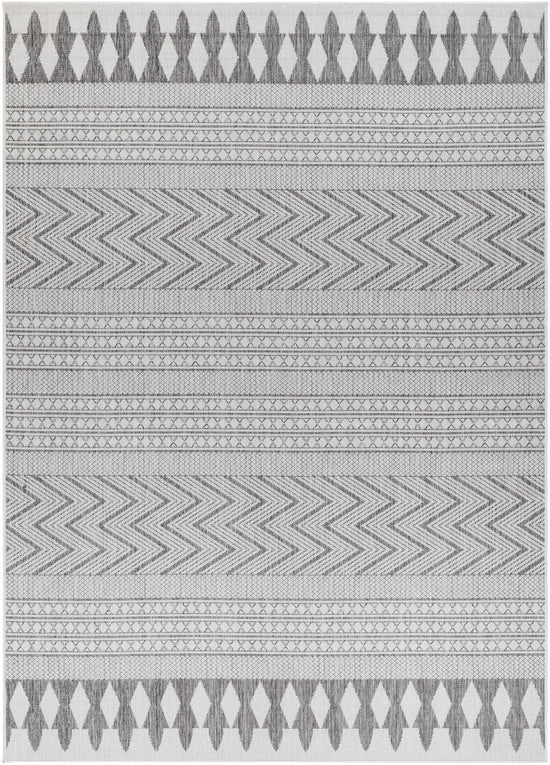 Asif Gray Outdoor Area Rug - Clearance