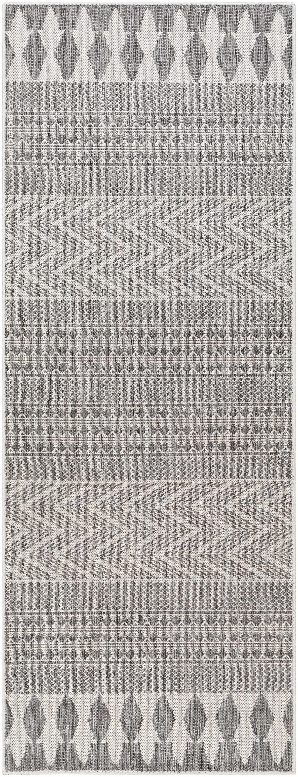 Asif Charcoal Outdoor Area Rug - Clearance