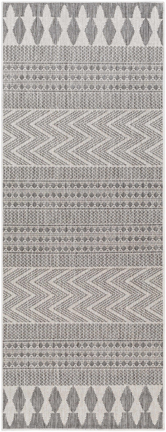 Asif Charcoal Outdoor Area Rug - Clearance