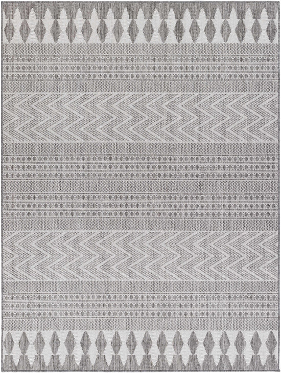 Asif Charcoal Outdoor Area Rug - Clearance