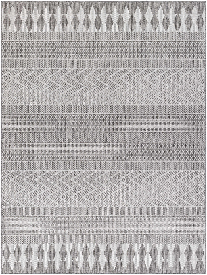 Asif Charcoal Outdoor Area Rug - Clearance