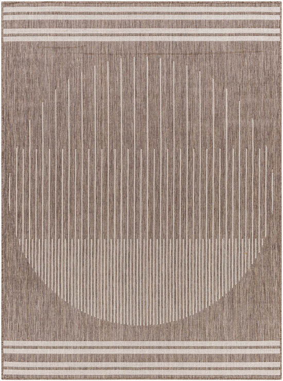 Aviya Brown Outdoor Area Rug - Clearance