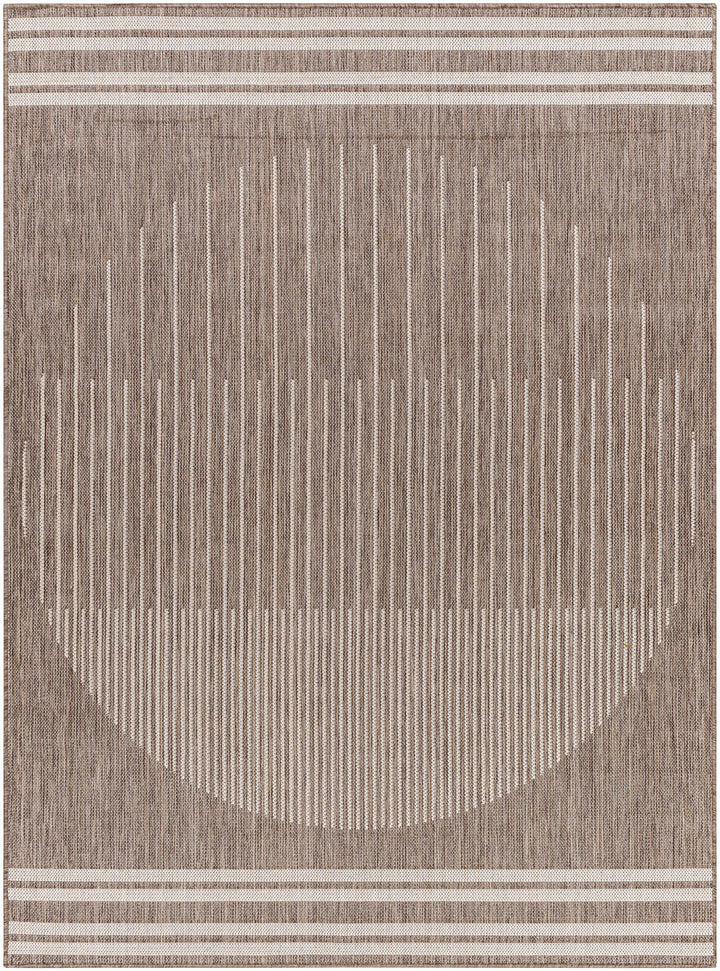 Aviya Brown Outdoor Area Rug - Clearance