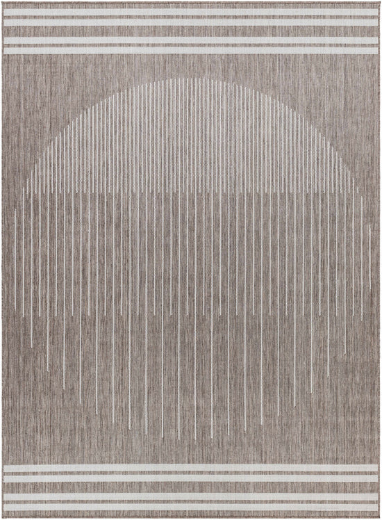 Aviya Brown Outdoor Area Rug - Clearance