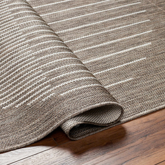 Aviya Brown Outdoor Area Rug - Clearance