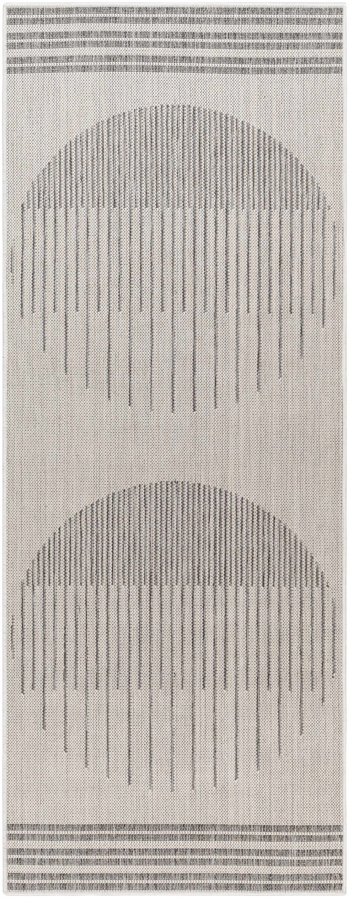 Aviya Light Gray Outdoor Area Rug - Clearance