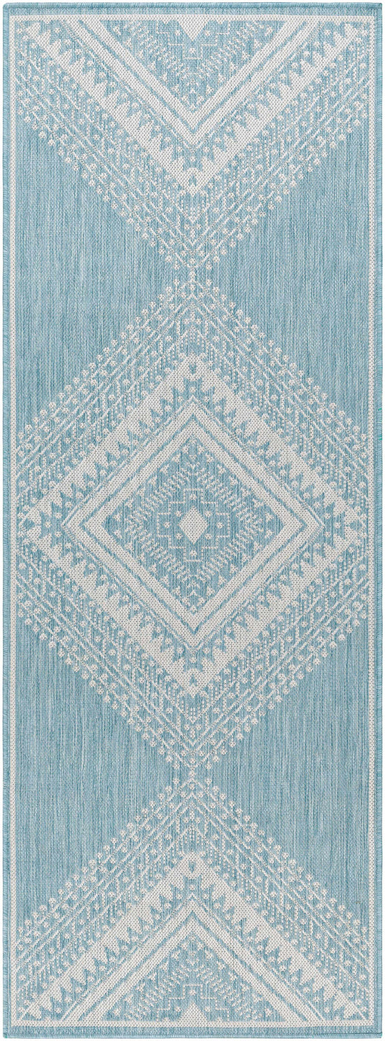 Deana Blue Outdoor Area Rug - Clearance