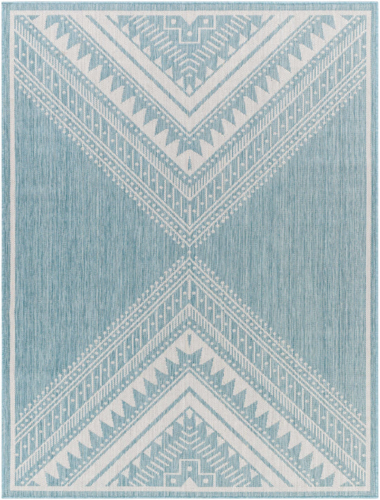 Deana Blue Outdoor Area Rug - Clearance