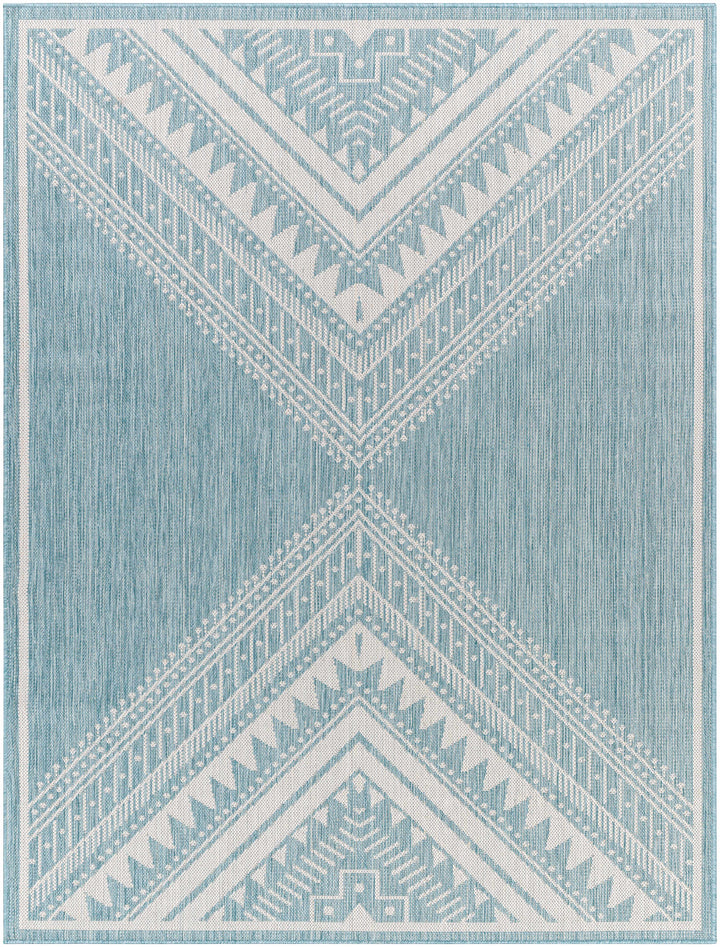 Deana Blue Outdoor Area Rug - Clearance