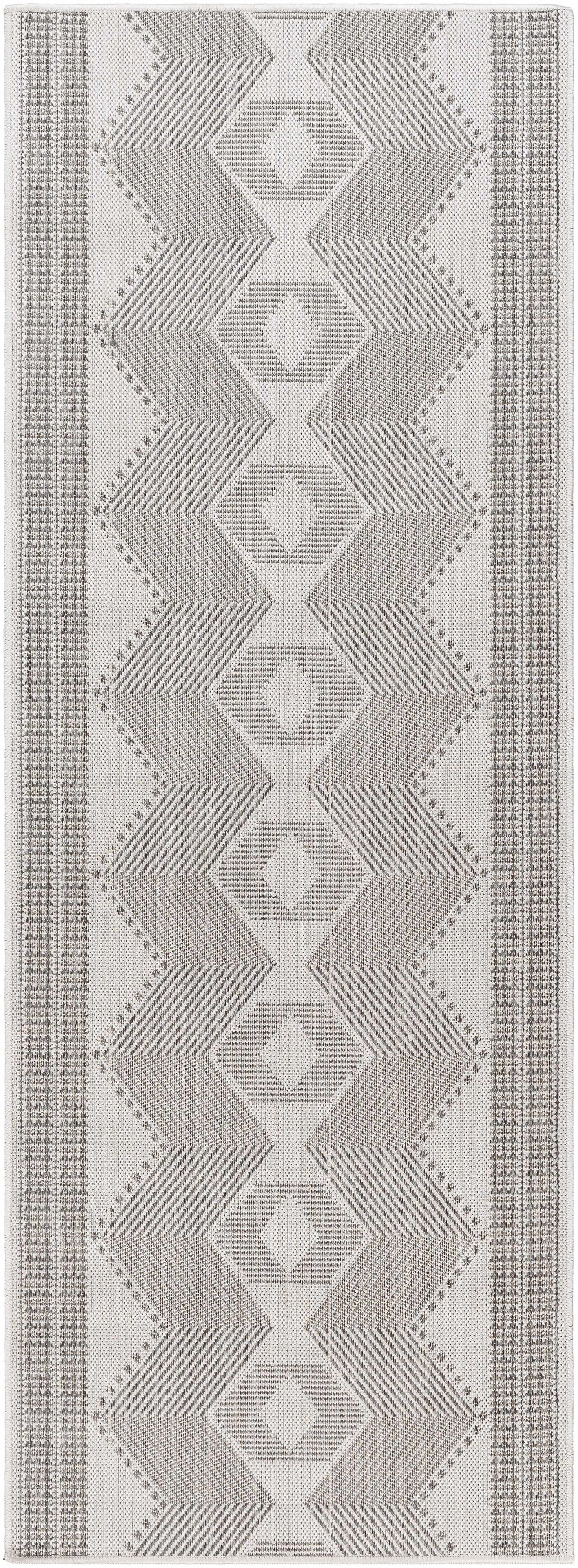 Evana Gray Outdoor Area Rug - Clearance