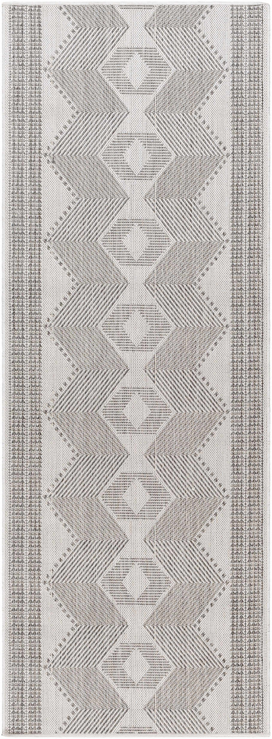 Evana Gray Outdoor Area Rug - Clearance