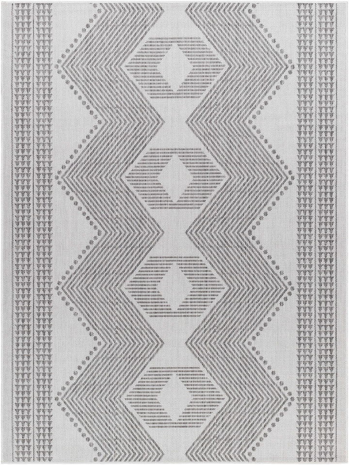 Evana Gray Outdoor Area Rug - Clearance