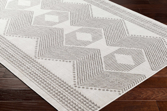 Evana Gray Outdoor Area Rug - Clearance