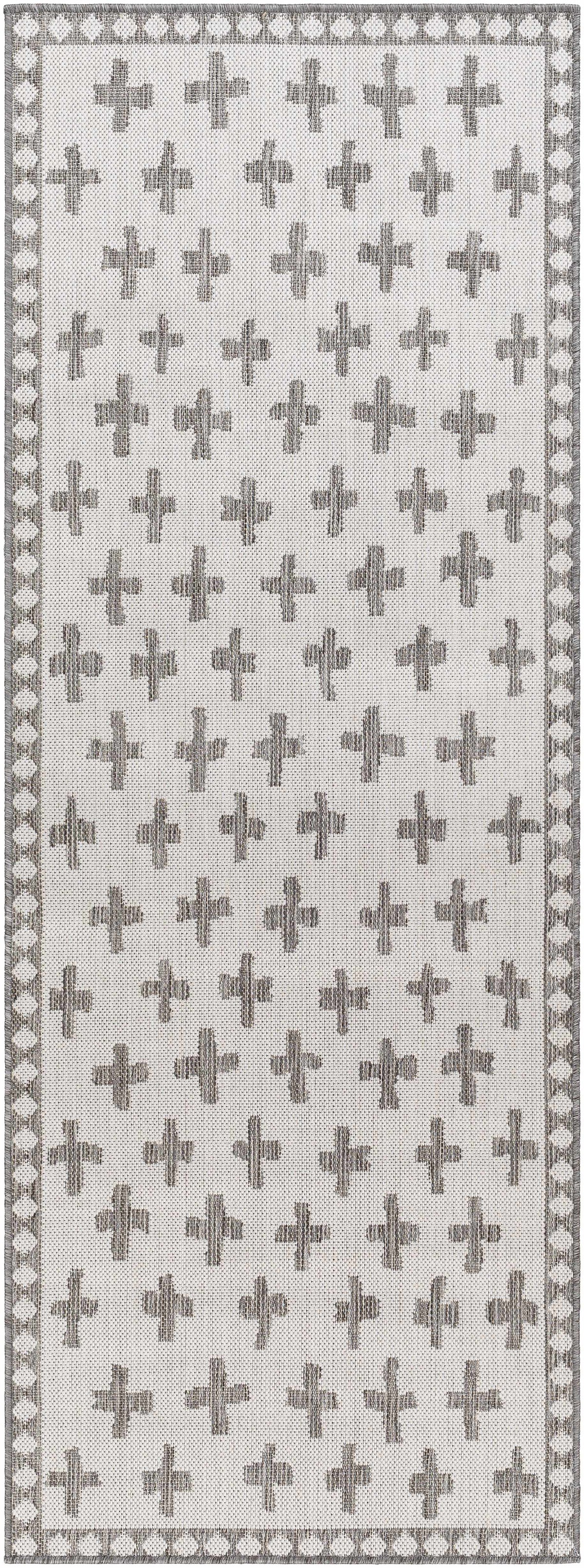 Kyna Gray Outdoor Area Rug - Clearance