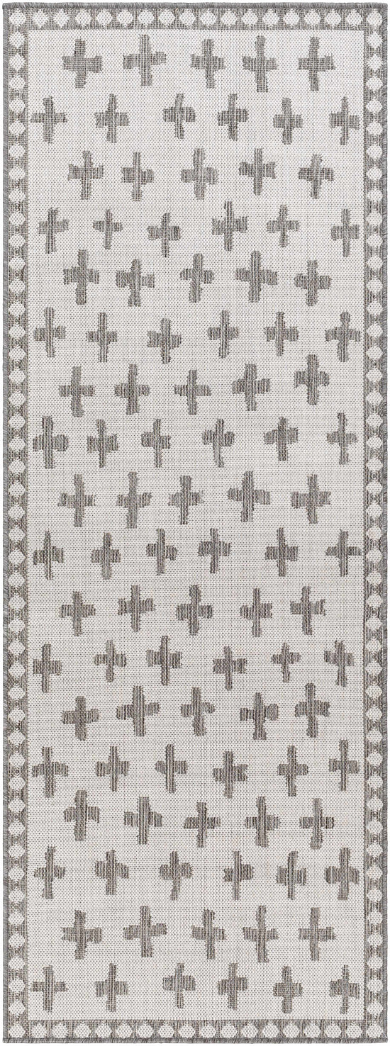 Kyna Gray Outdoor Area Rug - Clearance