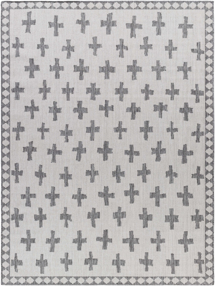 Kyna Gray Outdoor Area Rug - Clearance