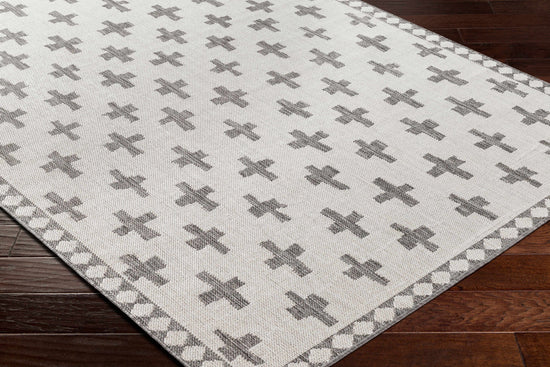 Kyna Gray Outdoor Area Rug - Clearance
