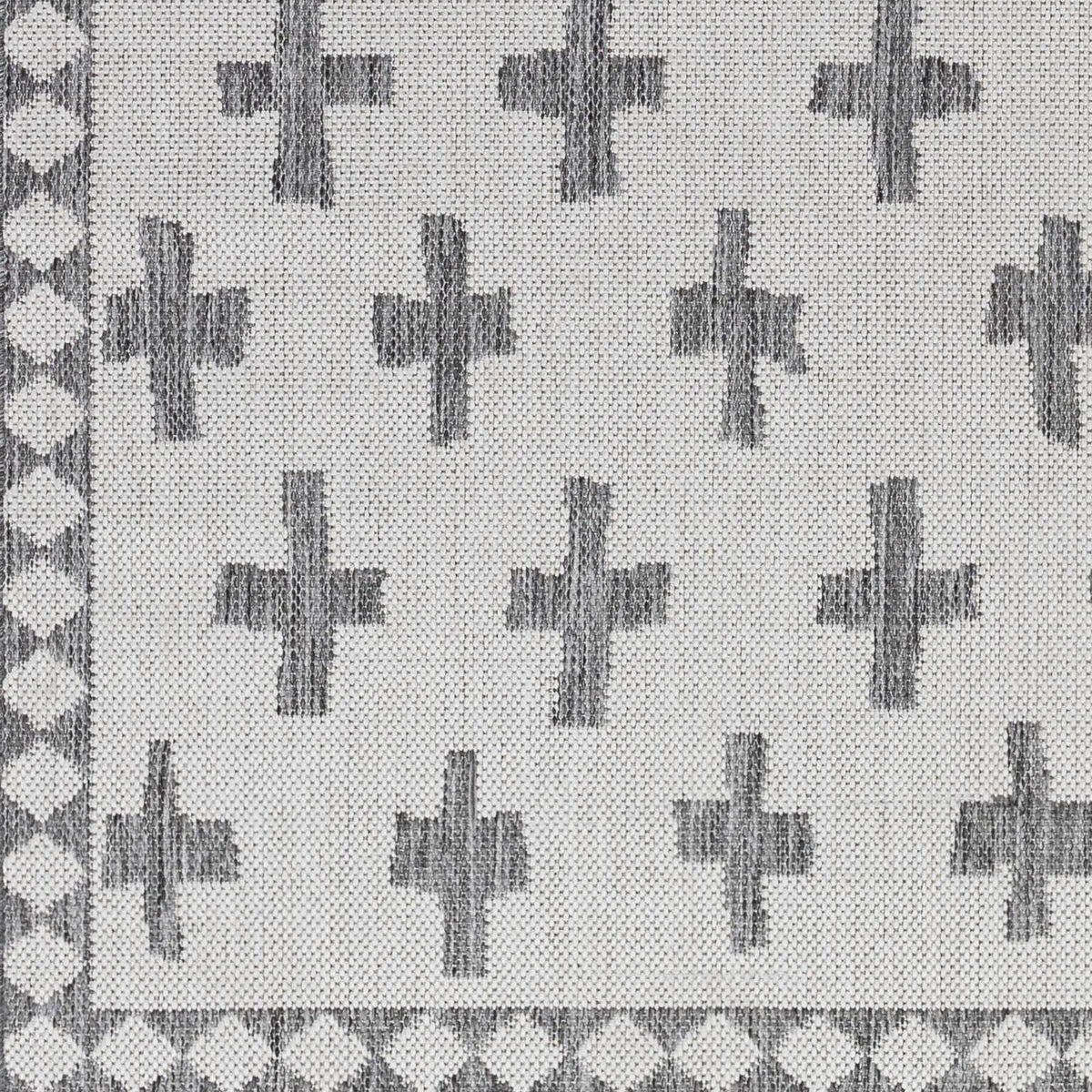 Kyna Gray Outdoor Area Rug - Clearance