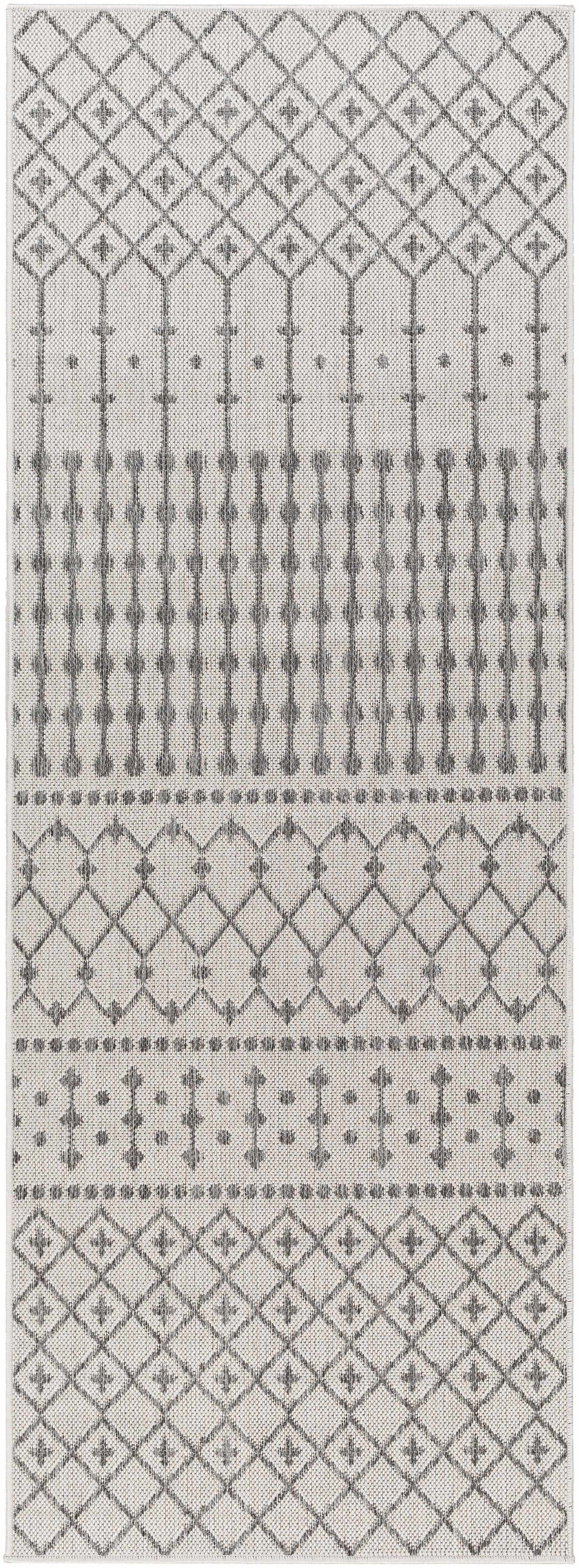 Lali Light Gray Outdoor Area Rug - Clearance
