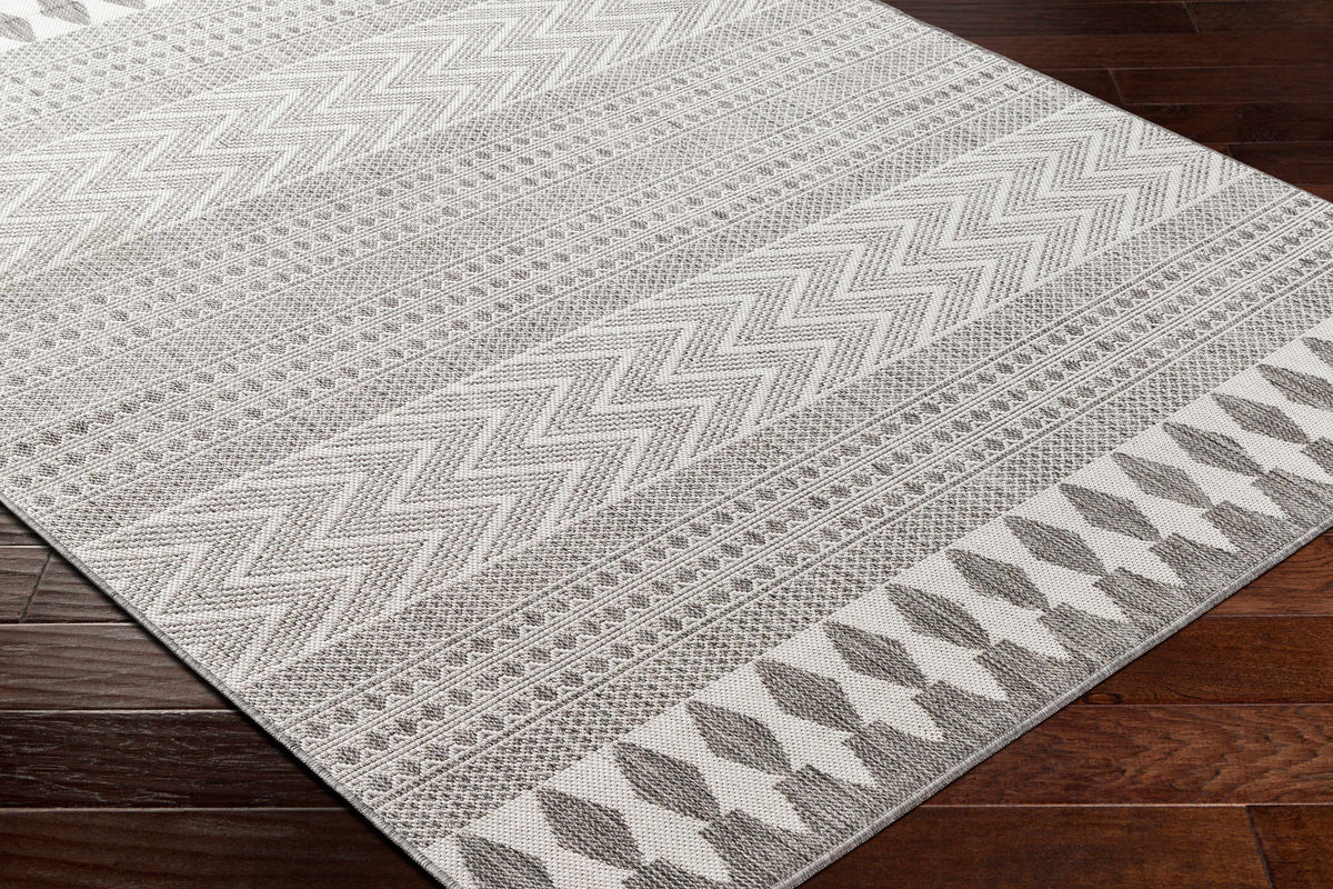 Lali Light Gray Outdoor Area Rug - Clearance