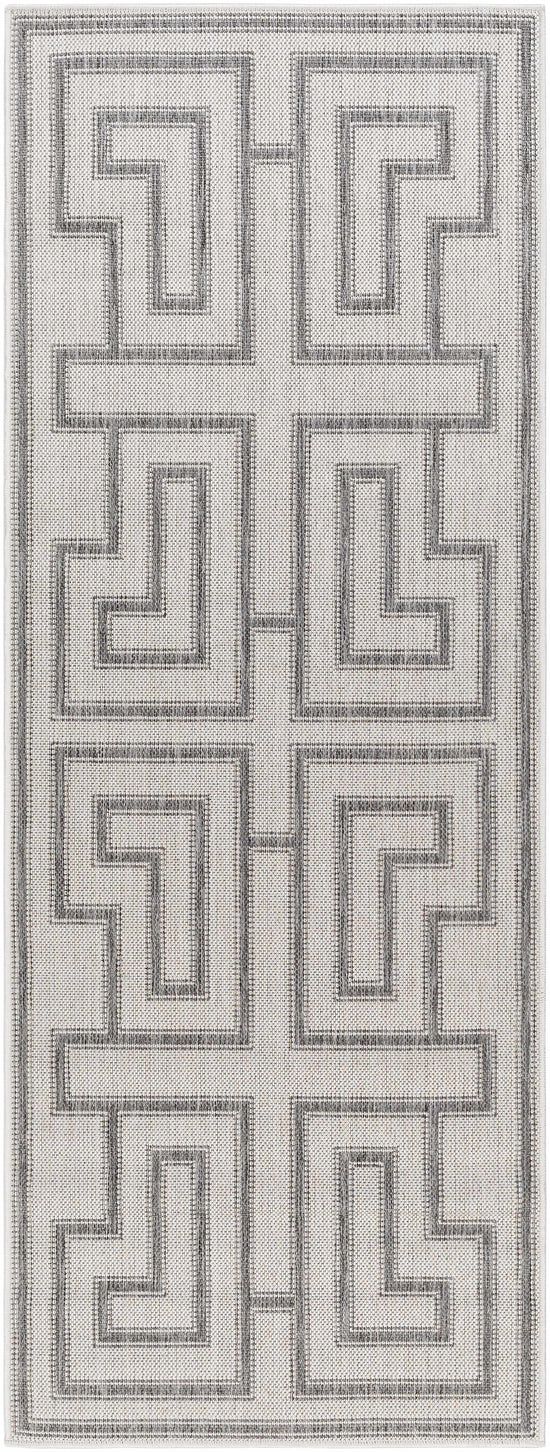 Taro Light Gray Outdoor Area Rug - Clearance
