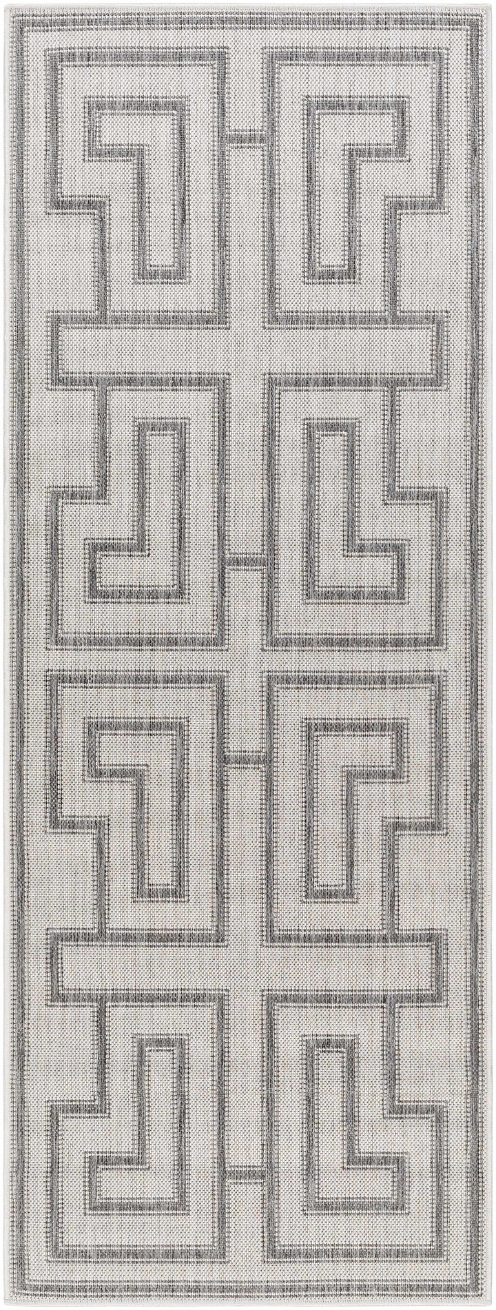 Taro Light Gray Outdoor Area Rug - Clearance