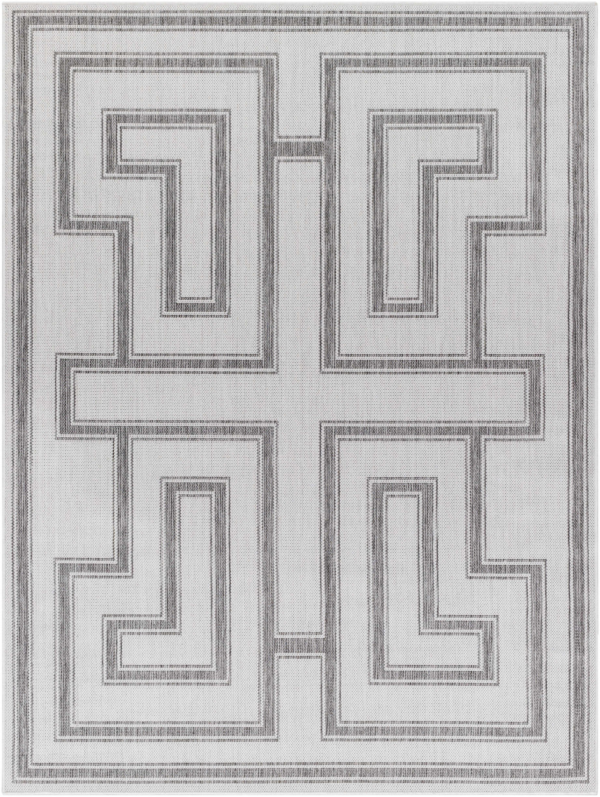 Taro Light Gray Outdoor Area Rug - Clearance