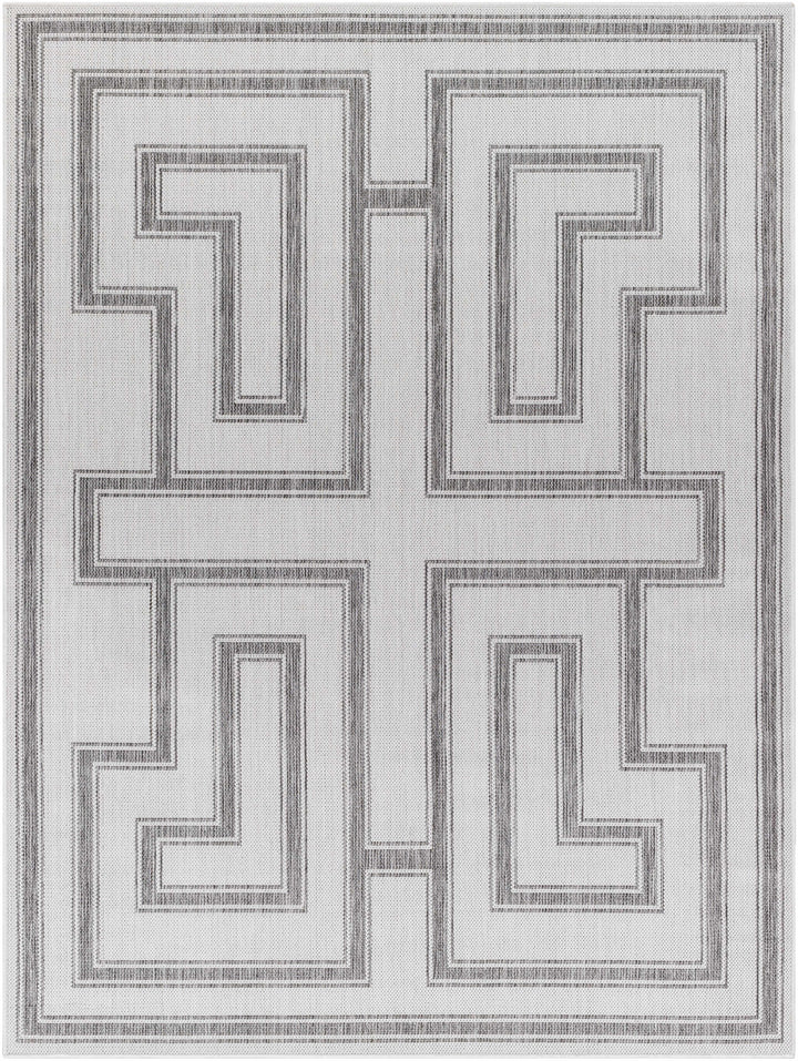 Taro Light Gray Outdoor Area Rug - Clearance